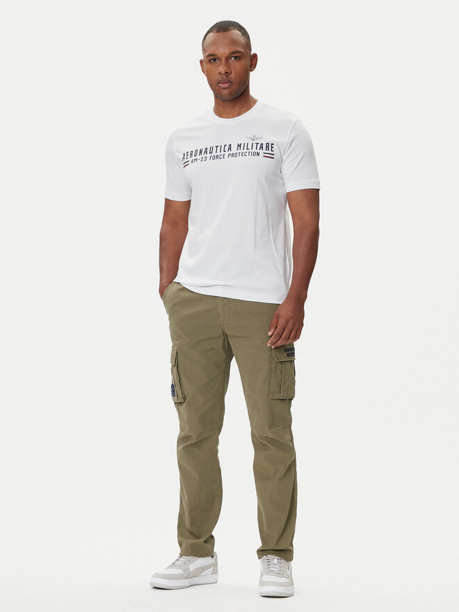 Aeronautica Militare Aeronautica Militare Camiseta 252TS1942UJ00538 Blanco Regular Fit
