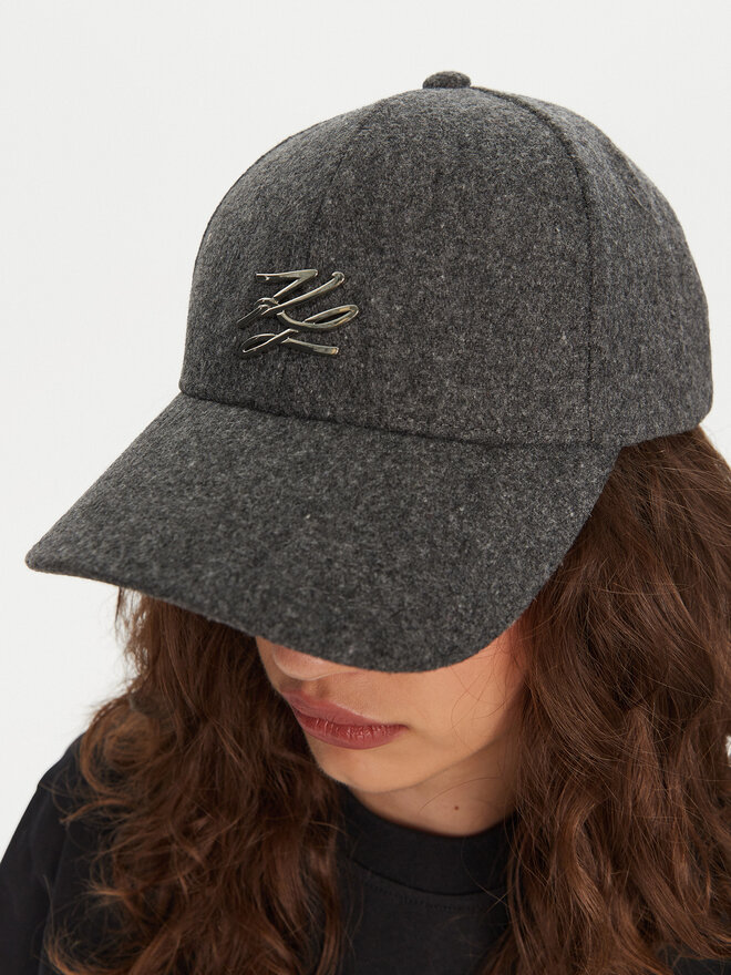 KARL LAGERFELD Baseball sapka KARL LAGERFELD A1W33065 Szürke