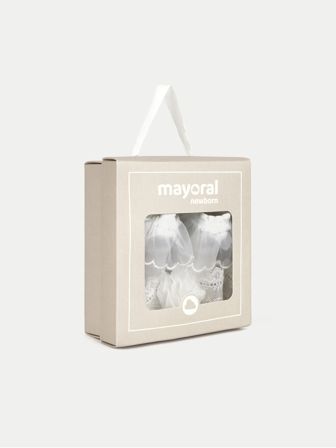 Mayoral Conjunto de diadema y calcetines Mayoral 9869 Blanco