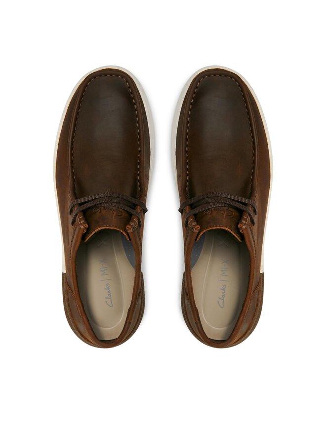 Clarks Туфлі Clarks Court Lite Wally 261709317 Коричневий
