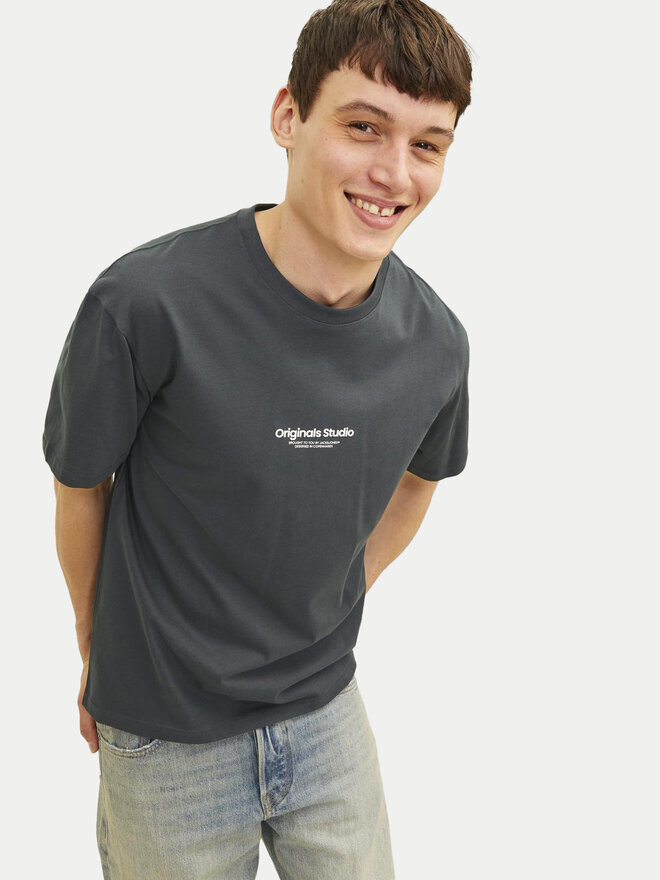 Jack&Jones Jack&Jones T-Shirt Vesterbro 12240121 Grau Relaxed Fit