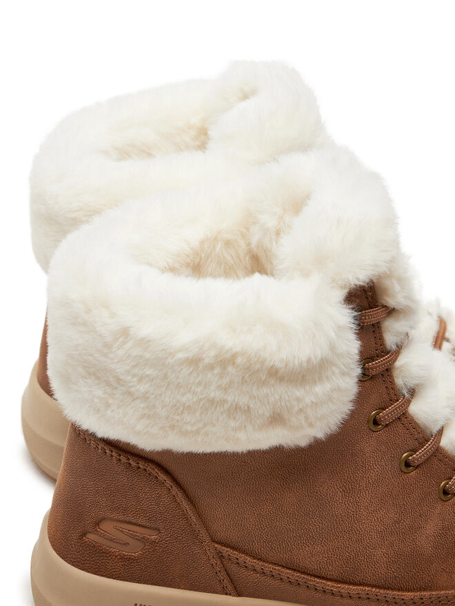 Skechers Μποτάκια Skechers Glacial Ultra - Wonderland 144202 Καφέ