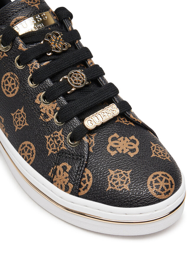 Guess Sneakersy Guess FLPSTA FAL12 Brązowy
