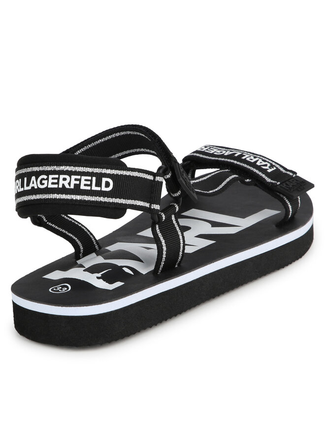 Karl Lagerfeld Kids Sandały Karl Lagerfeld Kids Z30001 S Czarny