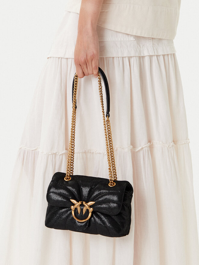 PINKO Τσάντα PINKO Love Puff Mini Cl PE 25 PLTT 100039 A27F Μαύρο