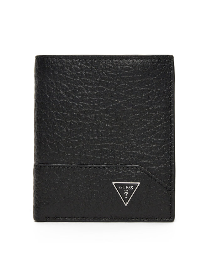 Guess Nagyméretű férfi pénztárca Guess SMBAGR LEA22 Fekete