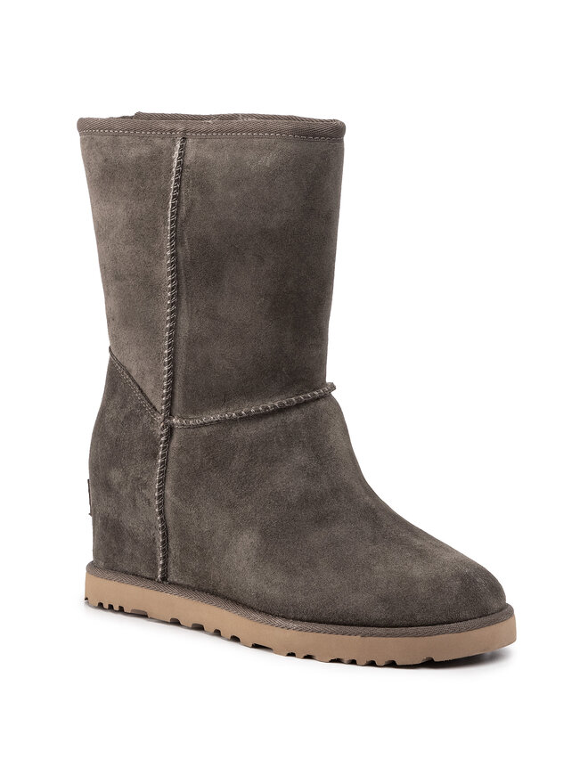 Stivali da neve Ugg W Classic Femme Short 1104611 Grigio escarpe