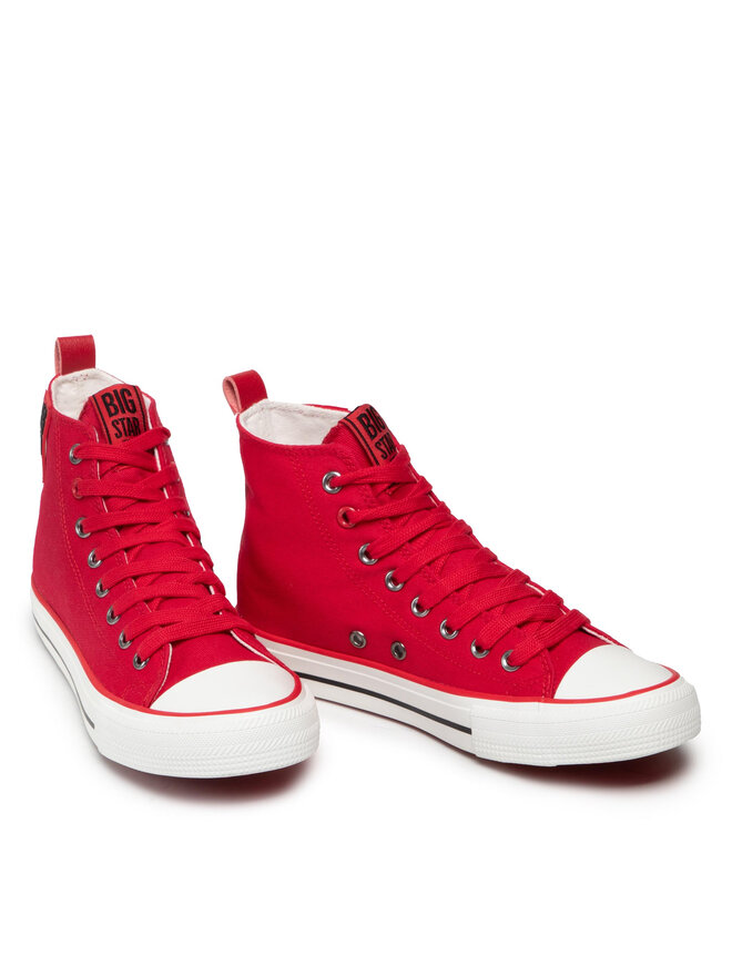 Big Star Shoes Trampki Big Star Shoes JJ274128 Czerwony