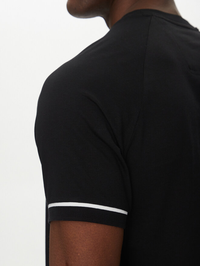 BOSS BOSS Camiseta 50537846 Negro Regular Fit