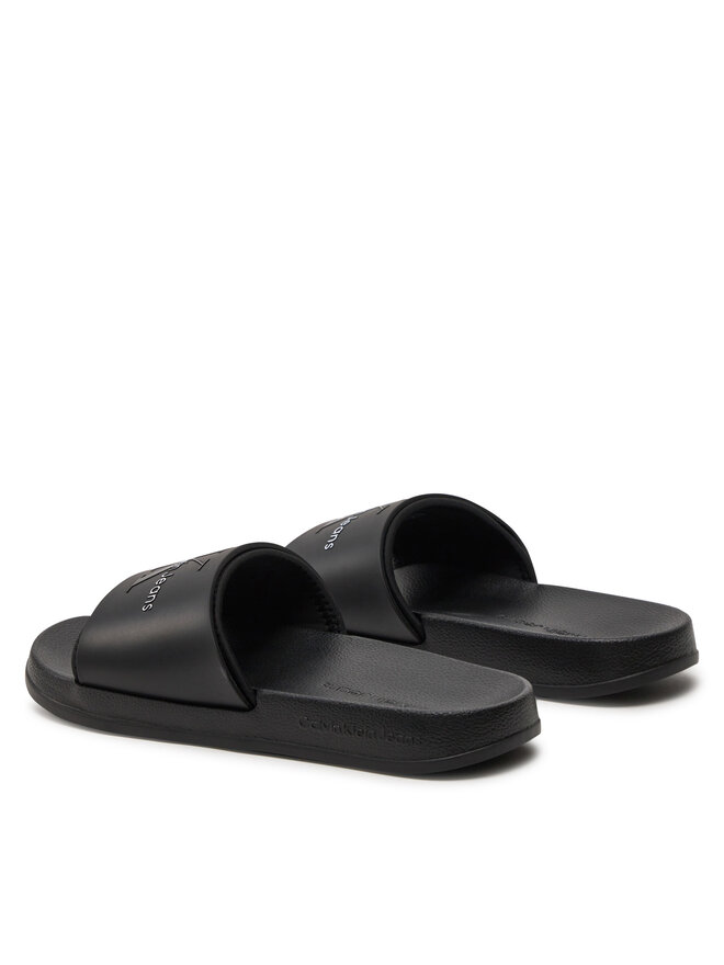 Calvin Klein Jeans Παντόφλες Calvin Klein Jeans Slide Monogram Tpu Ml Wn YW0YW00585 Μαύρο