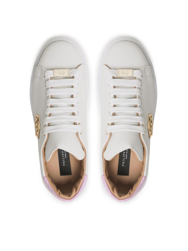 PHILIPP PLEIN Сникърси PHILIPP PLEIN Lo-Top Sneaker 0000302021444 Бял