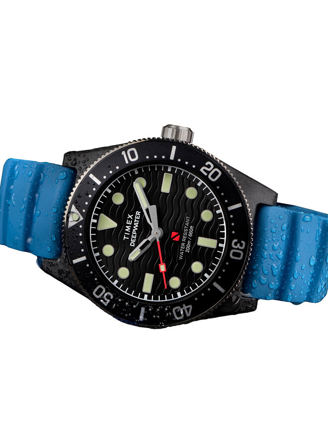 Timex Ročna ura Timex Deepwater Reef 200 XCF TW2Y02500 Črna