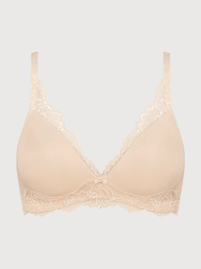 Triumph Triumph Σουτιέν χωρίς μπανέλα Amourette Charm 10201694 Μπεζ