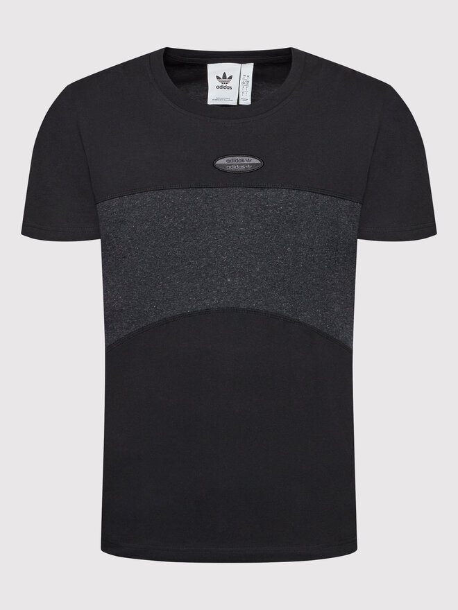 adidas adidas Футболка R.Y.V. Basic HC9470 Чорний Regular Fit