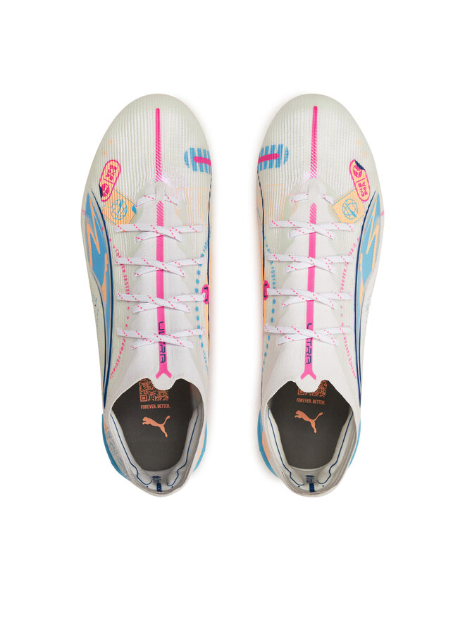 Puma Ποδοσφαιρικά Παπούτσια Puma ULTRA 5 ULTIMATE VOL. UP FG 108063 01 Λευκό
