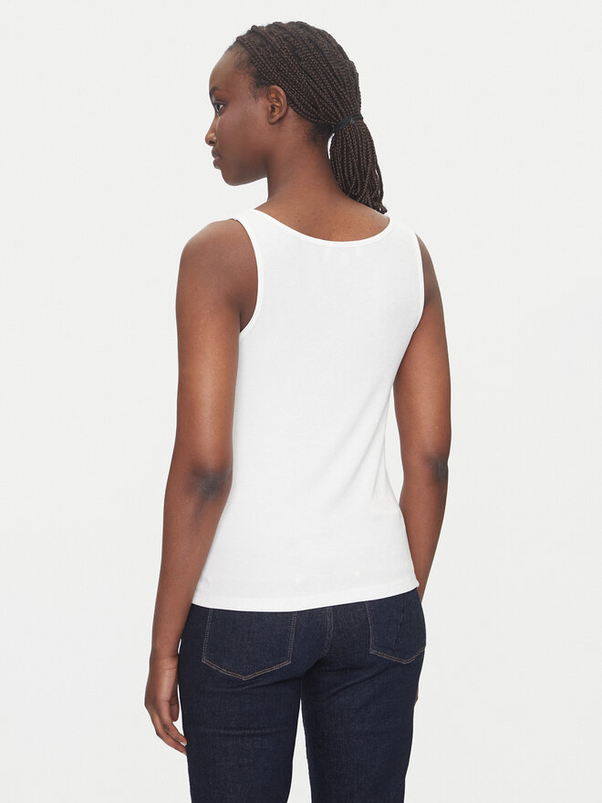 Morgan Morgan Top 251-DOUBI Weiß Slim Fit