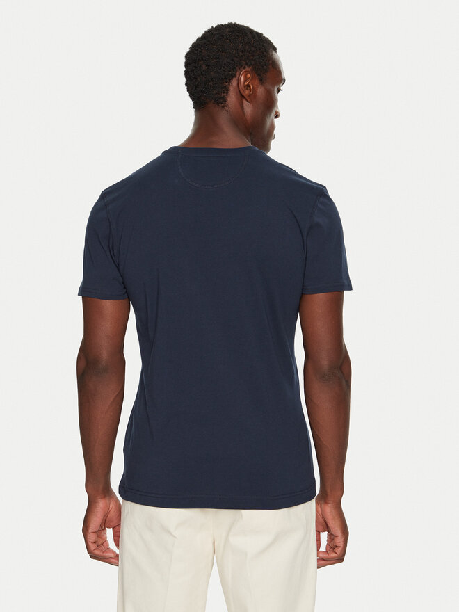 La Martina La Martina T-Shirt ZMR007 JS206 Dunkelblau Regular Fit