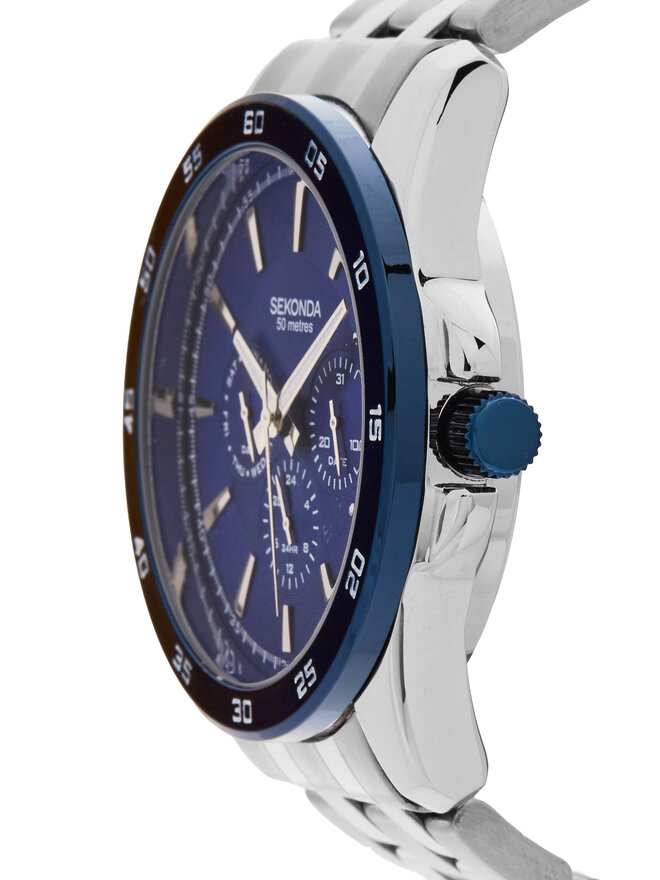 Sekonda Zegarek Sekonda 1391 Granatowy
