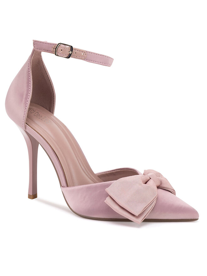 DeeZee Pantofi cu toc subțire DeeZee LH24018-1 Roz