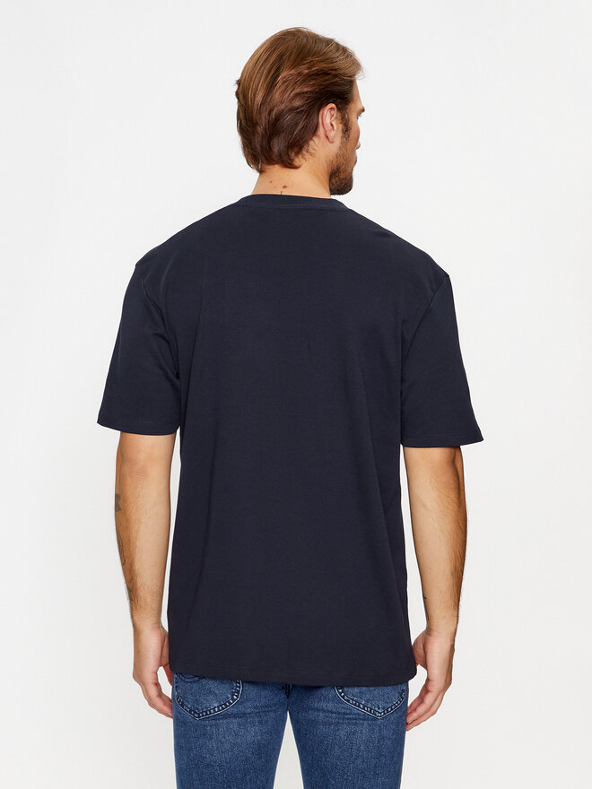 Lindbergh Lindbergh T-Shirt 30-400239 Dunkelblau Relaxed Fit
