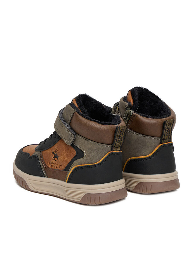 Beverly Hills Polo Club Schnürschuhe Beverly Hills Polo Club EO-BHPC-333-100 Braun