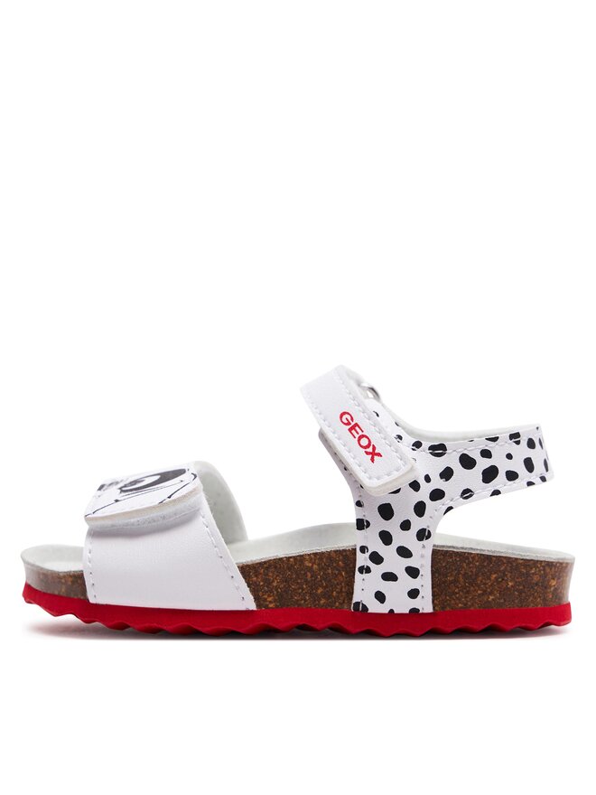 Geox Sandále Geox B Sandal Chalki Girl B452RB 0003W C0404 M Biela