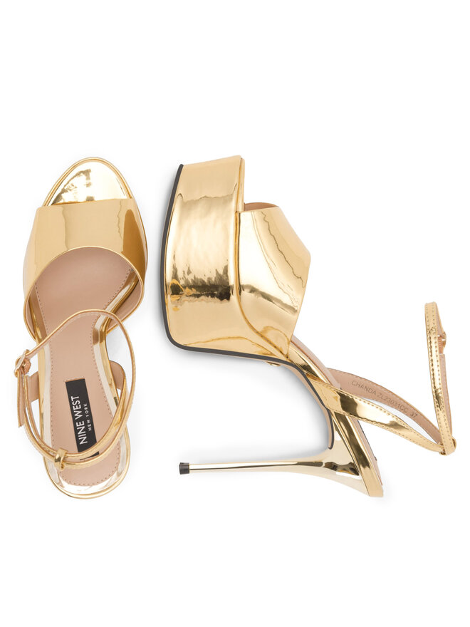 Nine West Basutės Nine West CHANDA ZL23031CC Auksinė