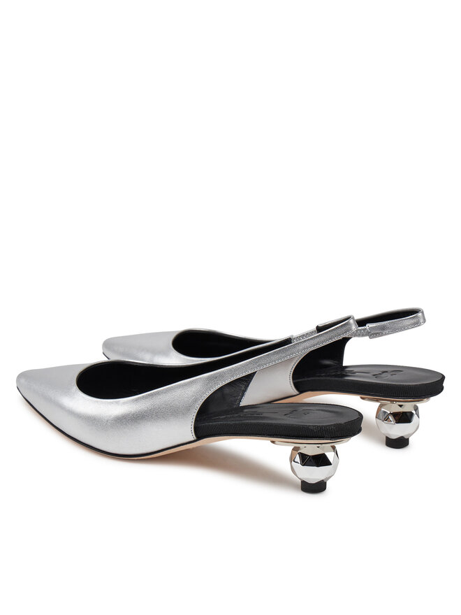 Weekend Max Mara Szandál Weekend Max Mara Gallico 2515521034600 Ezüst