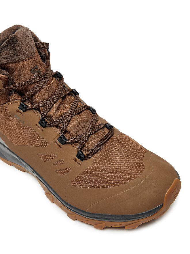 Salomon Trekkingi Salomon Outsnap Climasalomon™ Waterproof L47685000 Brązowy