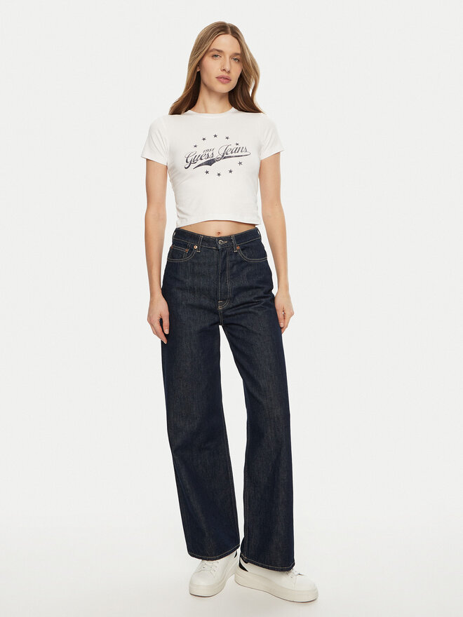 Guess Jeans Guess Jeans Camiseta W5RI59 J1314 Blanco Regular Fit