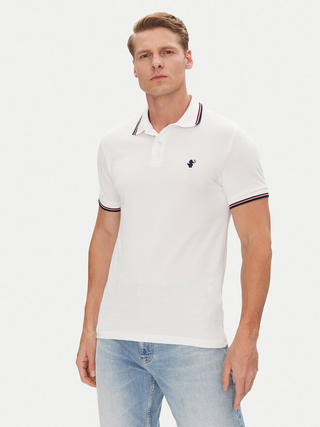 Save The Duck Save The Duck Polo DR0136M BATE20 Blanco Regular Fit