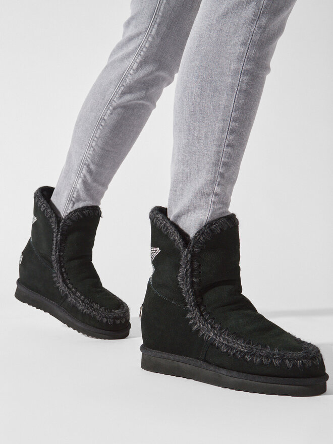 Schneeschuhe Mou Inner Wedge FW121049A Schwarz eschuhe