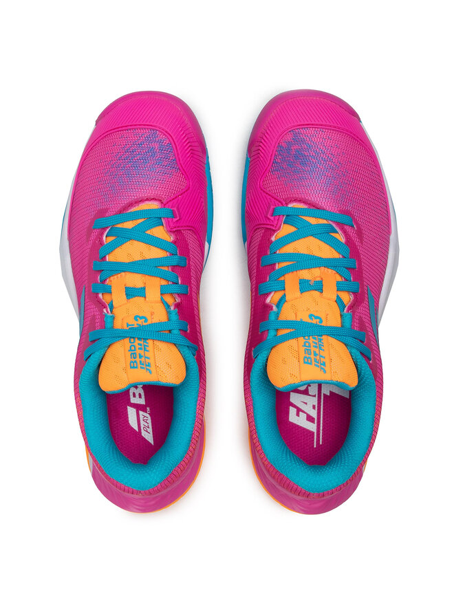 Babolat Zapatillas de tenis Babolat Jet Mach 3 All Court AC Jr 33S21648 Rosa