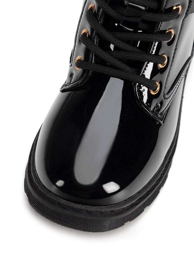 DeeZee Botines planos DeeZee CEO-CM231212-3 Negro