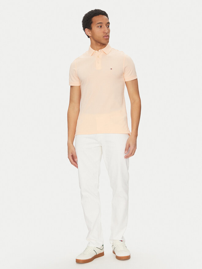 Tommy Hilfiger Tommy Hilfiger Poloshirt 1985 MW0MW17771 Korallenfarben Slim Fit