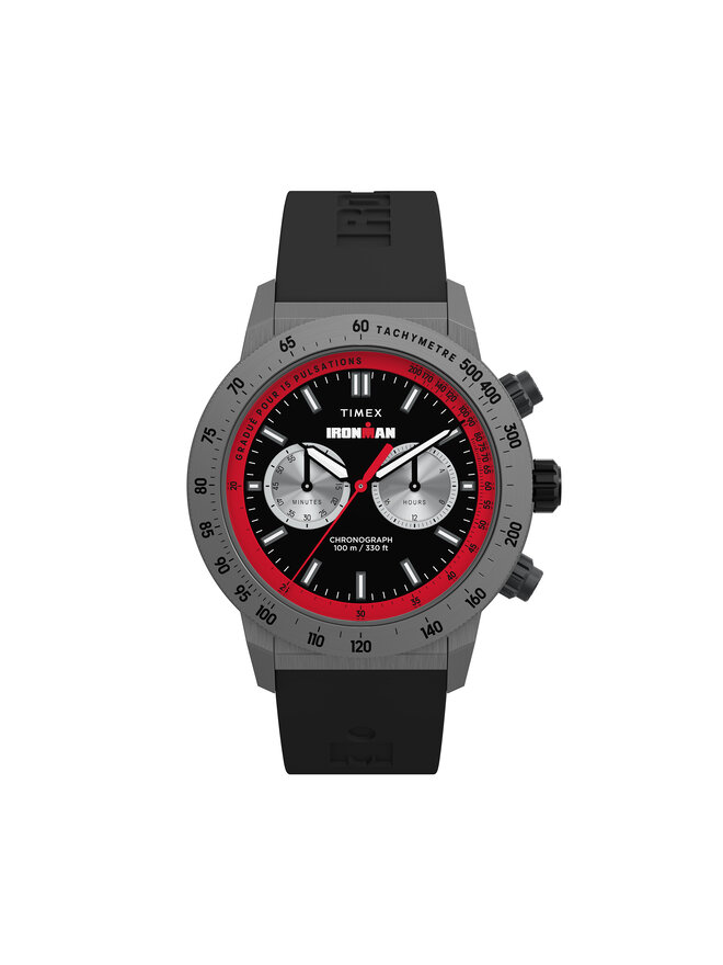 Timex Pulkstenis Timex Ironman® Challenger Chronograph TW2Y01900 Melns