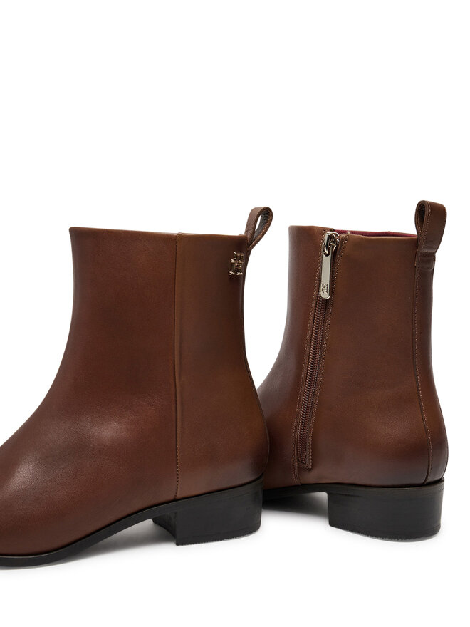 Tommy Hilfiger Ботильйони Tommy Hilfiger FW0FW08103 Коричневий