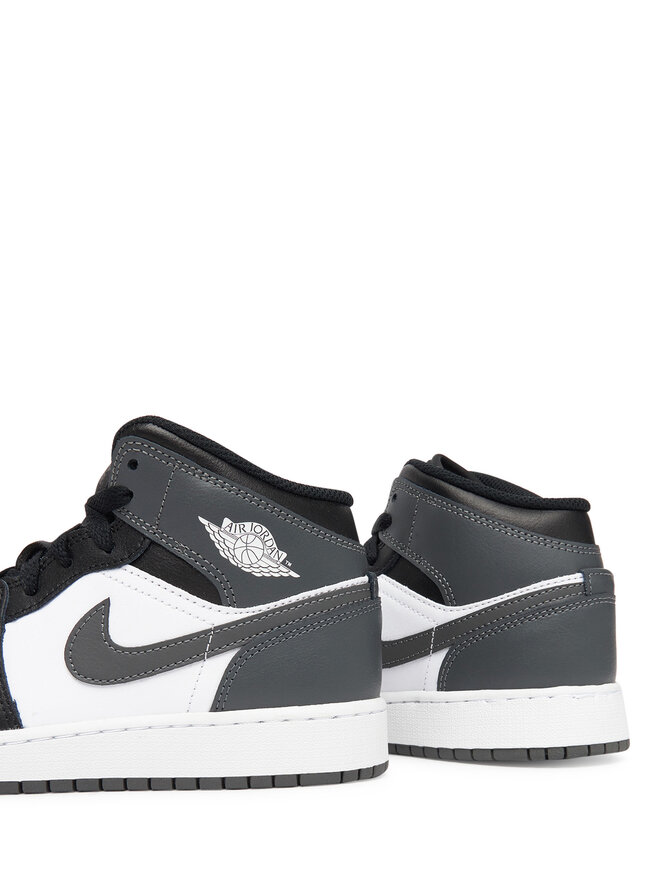 Nike Sneakersy Nike Air Jordan 1 Mid (GS) DQ8423 001 Sivá