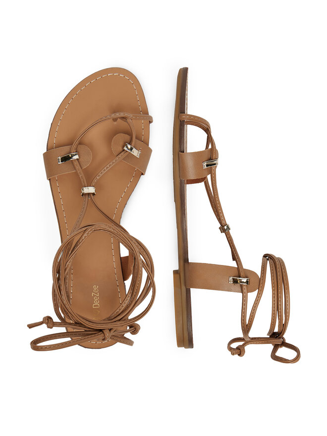 DeeZee Sandalen DeeZee F103-57 Braun