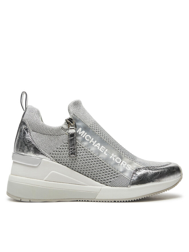 MICHAEL Michael Kors Αθλητικά MICHAEL Michael Kors Willis Wedge Trainer 43R5WIFS3D Ασημί