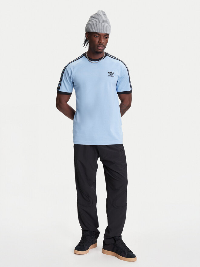 adidas adidas T-Shirt adicolor Classics 3-Stripes JY1371 Himmelblau Slim Fit
