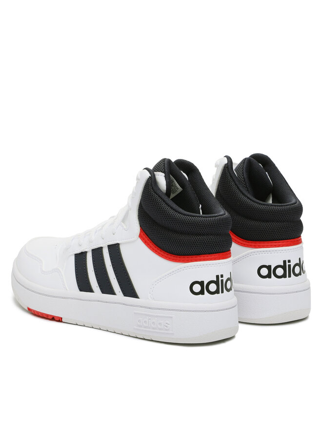 adidas Sneakersy adidas Hoops 3.0 Mid GY5543 Biały