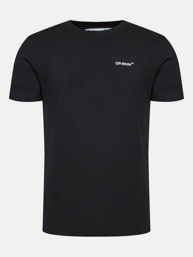 Off-White Off-White Camiseta OMAA027F22JER0111001 Negro Regular Fit