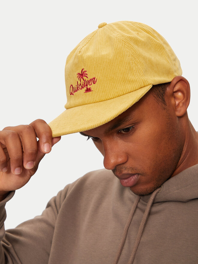Quiksilver Шапка с козирка Quiksilver AQYHA05458 Жълт