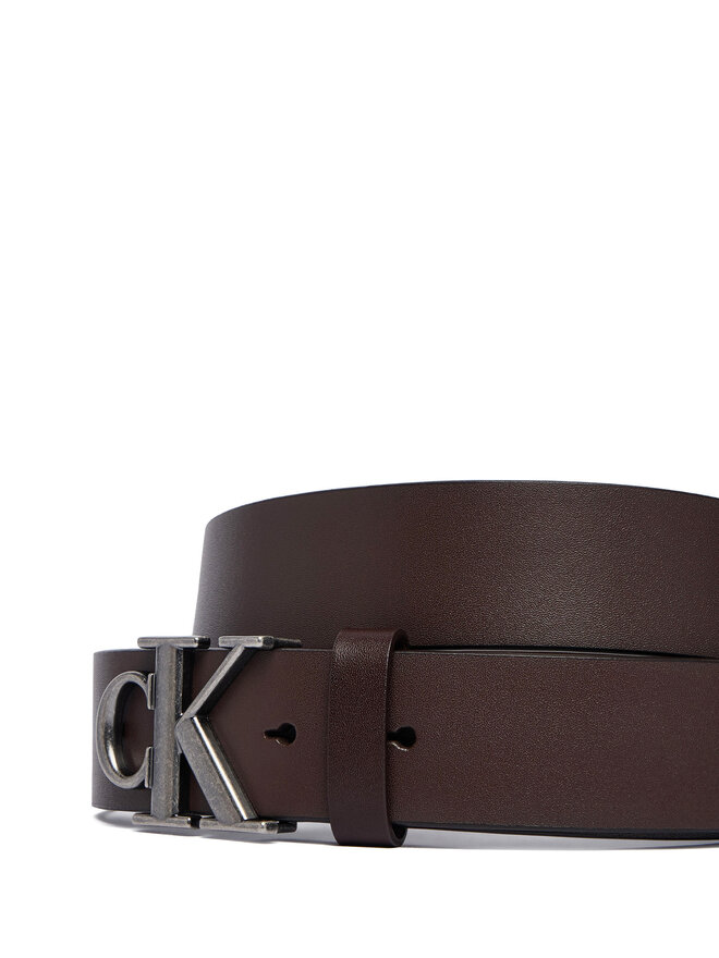 Calvin Klein Gürtel Calvin Klein Ck Buckle Smooth 35Mm LV04D7091G Dunkelbraun