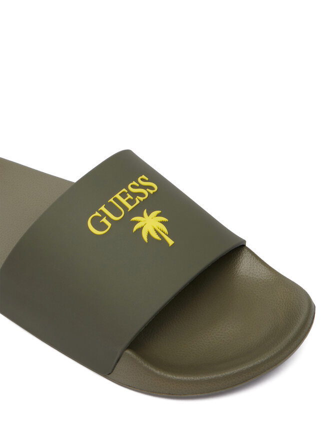 Guess Pantoletten Guess F5GZ05 BB00F Dunkelgrün