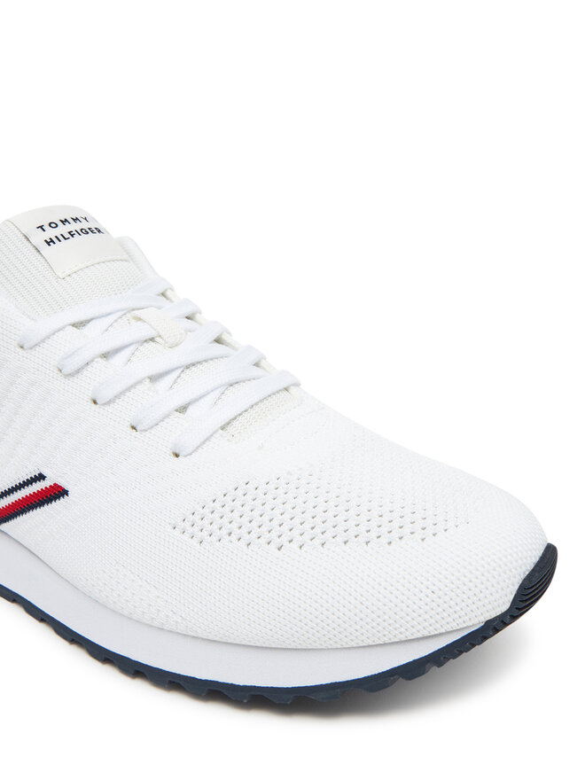 Tommy Hilfiger Zapatillas Tommy Hilfiger New Runner Eva Corpo Knit FM0FM05648 Blanco
