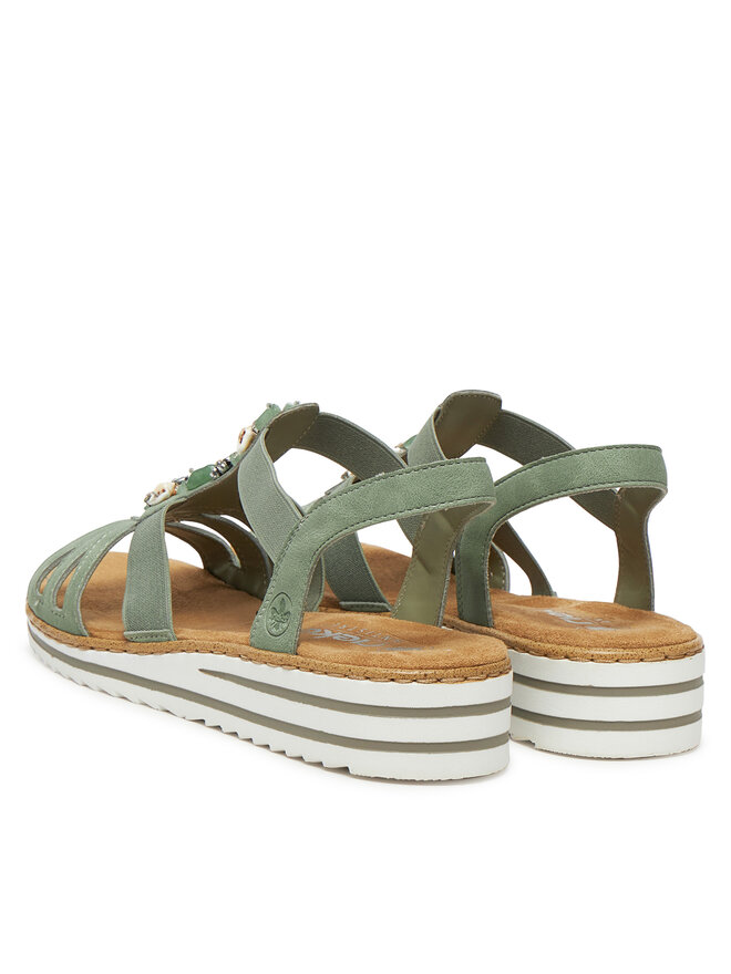 Rieker Sandalen Rieker V0649-52 Grün