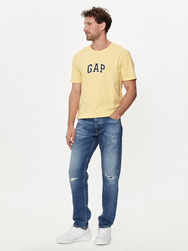 Gap Gap Camiseta 570044-10 Amarillo Regular Fit