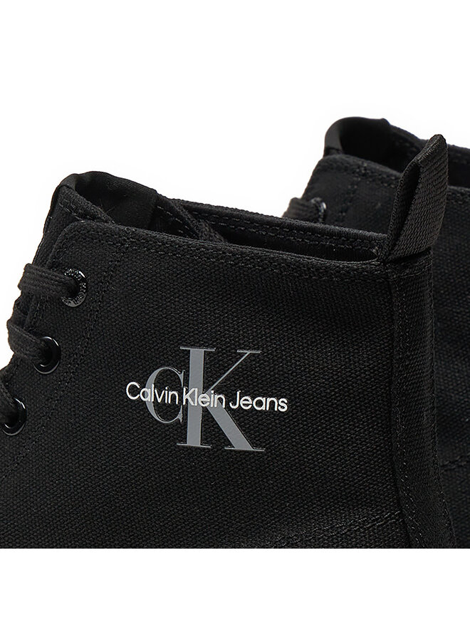 Calvin Klein Jeans Plátěnky Calvin Klein Jeans Lugged Hybrid High Laceup Mtr YM0YM01021 Černá